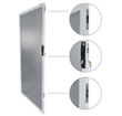 Diamond hinge door options — 3 Point Lock