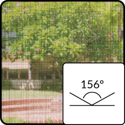 View through a ForceField screen