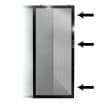 ForceField sliding door options — 3 Point Lock