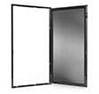 Hinged security window screen in the open position on a Sydney home